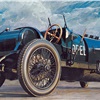 Opel 'Grünes Monster' 12.3-litre Grand Prix (1913): Illustrated by Edouard KÜHN