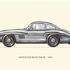 1954 Mercedes-Benz 300SL: Illustrated by Ralf Swoboda