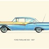 1957 Ford Fairlane 500: Illustrated by Ralf Swoboda