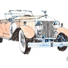 1929 Rolls-Royce Phantom I - Peacock Gap Concours D'Elegance: Illustrated by Ron McKee