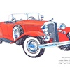 1931 Chrysler Custom Imperial LeBaron Roadster - Owner Doug O'Connell: Illustrated by Ron McKee