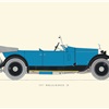 1927 Rolls-Royce 20 Touring body by Hooper & Co (Coachbuilders) Limited, London, England: Drawn by George Oliver