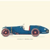 1930 Riley 9 'Brooklands': Drawn by George A. Oliver
