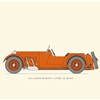 1933 Aston Martin 1½ Litre 'Le Mans': Drawn by George A. Oliver