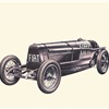 1924 Fiat (E. Eldridge 146.01 mph): Illustrated by Piet Olyslager