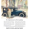Willys-Knight Sedan DeLuxe Ad (January, 1924) – By Appointment to Her Ladyship – Illustrated by Frederic Mizen