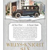 Willys-Knight Six Ad (January, 1926)