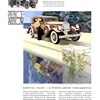 Pierce-Arrow Convertible Sedan Ad (March, 1931) – Illustrated by Myron Perley