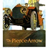 Pierce-Arrow Ad (December, 1910–February, 1911) – The Pierce-Arrow at the Aviation Meet – Illustrated by John Emmet Sheridan