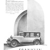 Franklin Ad (April, 1925): Introducing New Designs by de Causse – Illustrated by Everett Henry