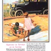 Ford Model T Ad (July, 1925) – Supreme in Service as in Saving – Illustrated by Floyd C. Brink