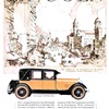 Lincoln Four Passenger Two Window Sedan Ad (April, 1927) – Pennsylvania Avenue, Washington, D.C. – Illustrated by Fred Cole