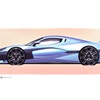 Rimac Nevera (2021) - Design Sketch