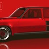 Renault 5 Turbo 3 (2021): Design Sketch by Alan Derosier