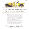 Stearns-Knight Ad (September, 1928) – Expressing distinction in a new dimension