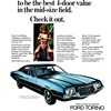 Ford Gran Torino 4-door Pillared Hardtop Ad (1972)