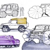 Mercedes-Benz x Moncler Project Mondo G (2023) – Design Sketch