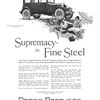Dodge Brothers Sedan Ad (July, 1926) – Supremacy in Fine Steel – Illustrated by Harry Laverne Timmins