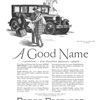 Dodge Brothers Sedan Ad (August, 1926) – A Good Name – Illustrated by Harry Laverne Timmins