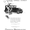 Dodge Brothers Special, De Luxe Sedan Ad (March, 1927) – New body lines