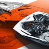 Lamborghini LB744 Revuelto (2023) – Design Sketch – Interior