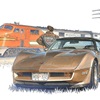 Chevrolet Corvette C3, 1968–1982 – Illustrated by Kiyotaka Nagano