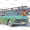 Hudson Commodore, 1949 – Illustrated by Kiyotaka Nagano