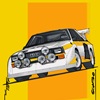 Audi Sport Quattro S1 – Illustrated by Sajay Shinu