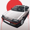 Honda CR-X – Illustrated by Sajay Shinu
