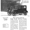 Chevrolet Superior Sedan Ad (March, 1924): The Lowest Priced, High Grade All-Year Sedan