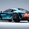 Art Machines by Anthony Jannarelly Ælla-60 (2025): Retro sports car based on the Ferrari 360