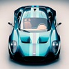 Art Machines by Anthony Jannarelly Ælla-60 (2025): Retro sports car based on the Ferrari 360