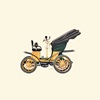 1899 Fiat Vis à vis 3½ HP – Illustrated by Fabio Luigi Rapi
