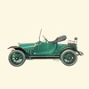 1913 Fiat Tipo Zero Spider (Pinin Farina) – Illustrated by Fabio Luigi Rapi