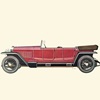 1922 Fiat 501 Torpedo Sportiva 7 posti – Illustrated by Fabio Luigi Rapi