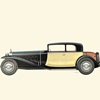 1928 Bugatti Royale Coupé 4 posti (Weymann) – Illustrated by Fabio Luigi Rapi