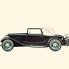 1933 Fiat 518L Ardita Cabriolet (Castagna) – Illustrated by Fabio Luigi Rapi