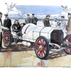 Mercedes 90 Daytona Record Car (1904): Illustrated by Ken Dallison