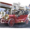American Mercedes 40-45 Tourer (1906): Illustrated by Ken Dallison