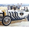 "Blitzen Benz" – Barney Oldfield – Land Speed Record (1911): Illustrated by Ken Dallison