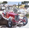 Mercedes Targa Florio Winner – Christian Werner (1924): Illustrated by Ken Dallison
