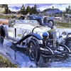 Mercedes-Benz Model S – Eifelrennen Winner – Rudolf Caracciola (1927): Illustrated by Ken Dallison