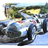 Mercedes-Benz W154 – Richard Seaman Wins German Grand Prix (1938): Illustrated by Ken Dallison