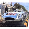 Mercedes-Benz 300SLR – Moss/Jenkinson Win Mille Miglia (1955): Illustrated by Ken Dallison