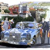 Mercedes-Benz 220SE – Schok/Moll Win Monte Carlo Rally (1960): Illustrated by Ken Dallison