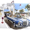 Mercedes-Benz 280SE 3.5 Cabriolet (1971): Illustrated by Ken Dallison