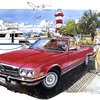 Mercedes-Benz 350SL Roadster (1972): Illustrated by Ken Dallison