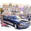 Mercedes-Benz 500SEL Sedan (1980-1985): Illustrated by Ken Dallison