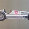 1939 Mercedes-Benz W163 3 Litre – Illustrated by Hans A. Muth