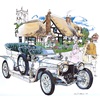 Rolls-Royce 40/50 H.P. "Silver Ghost": Illustrated by Ken Dallison